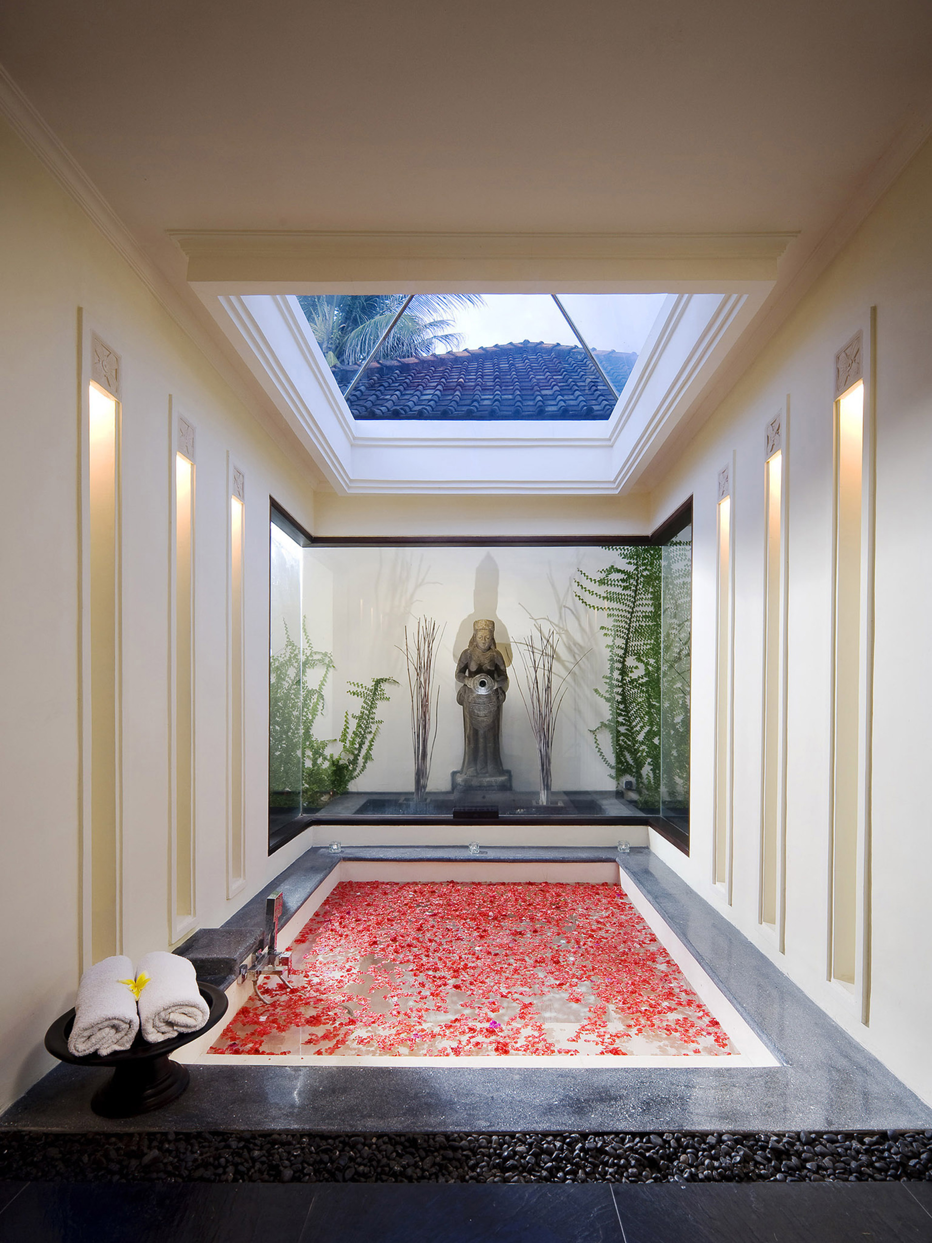 Sunken bathtub