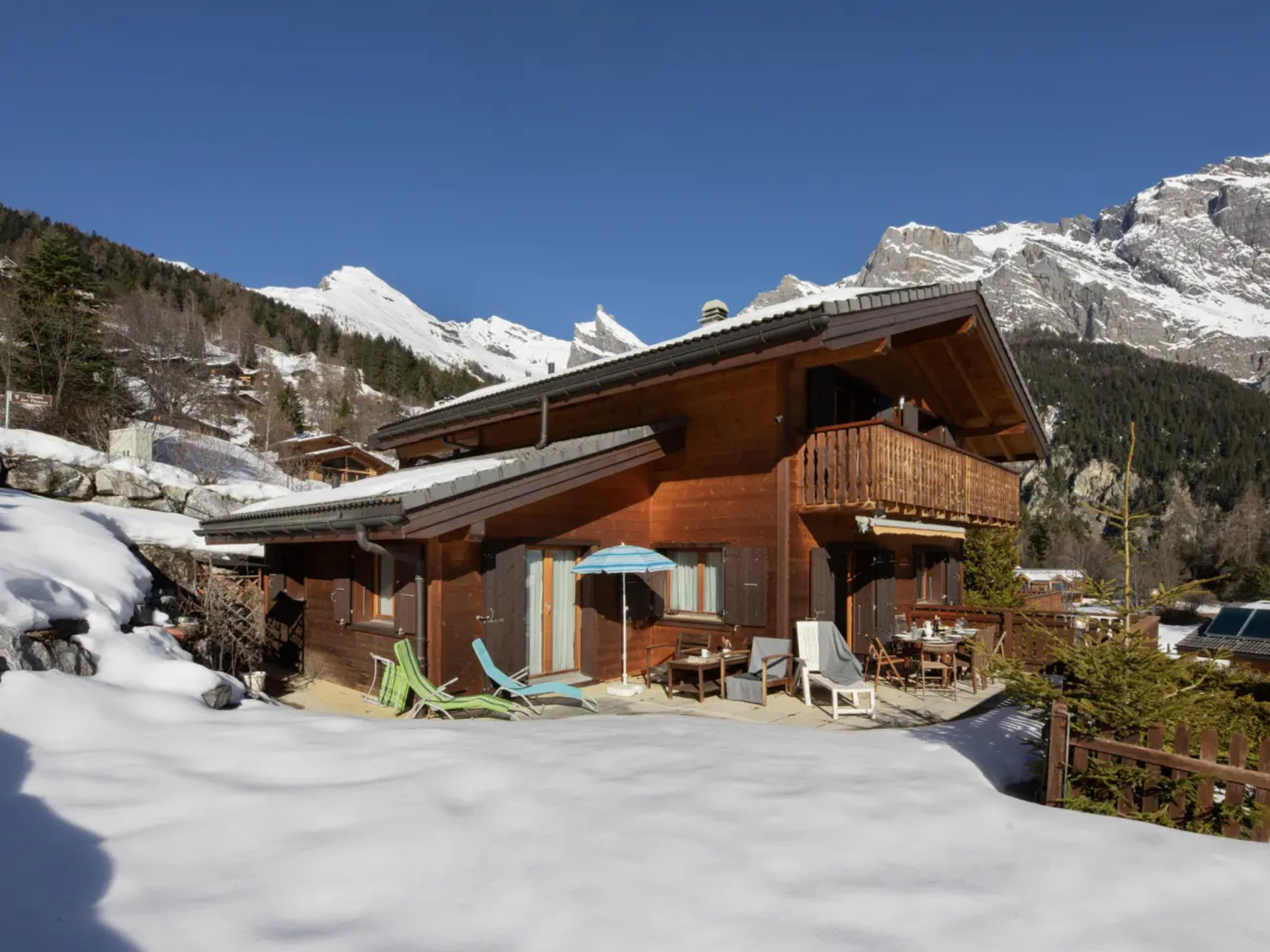 Spectacular Chalet in Chamoson City, 1282