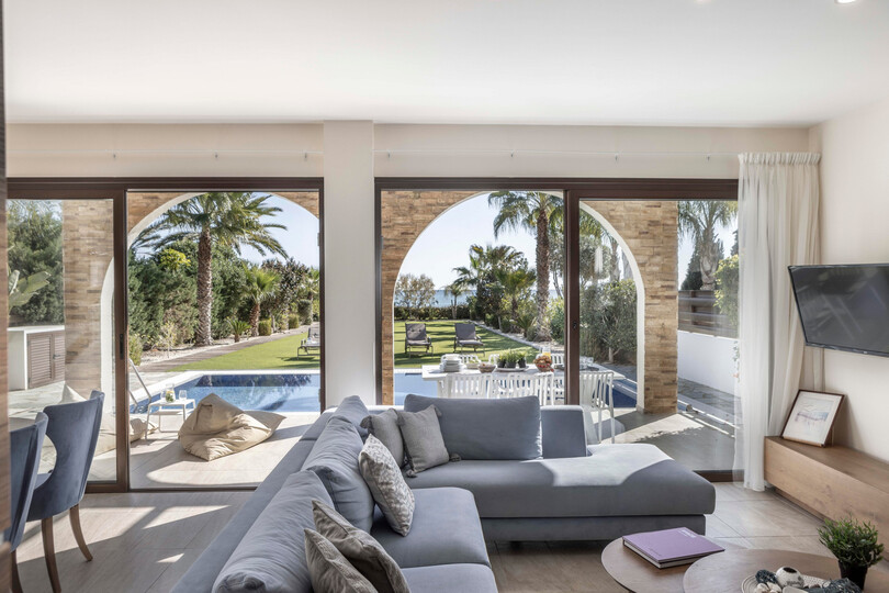 5 Star Villa Ayia Napa Ionion Seafront - Luxury Beachfront Escape