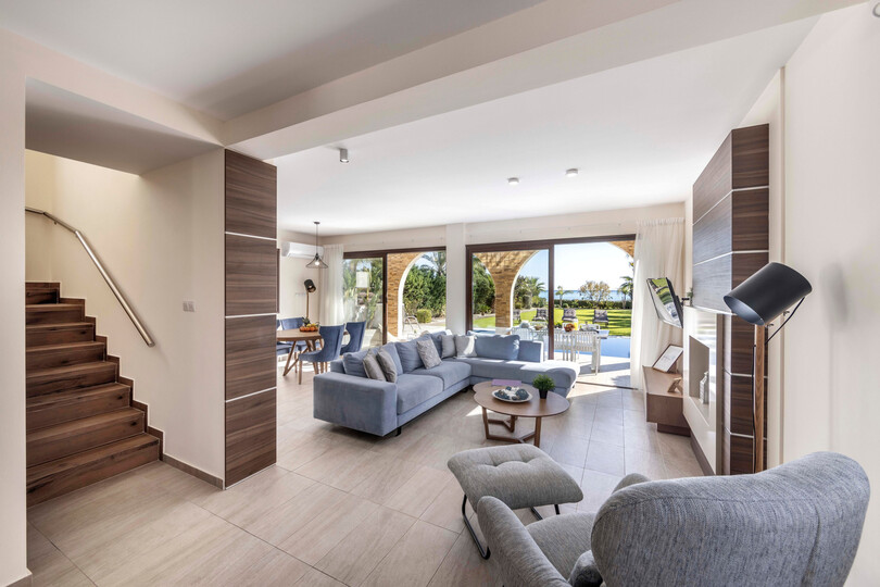 5 Star Villa Ayia Napa Ionion Seafront - Luxury Beachfront Escape