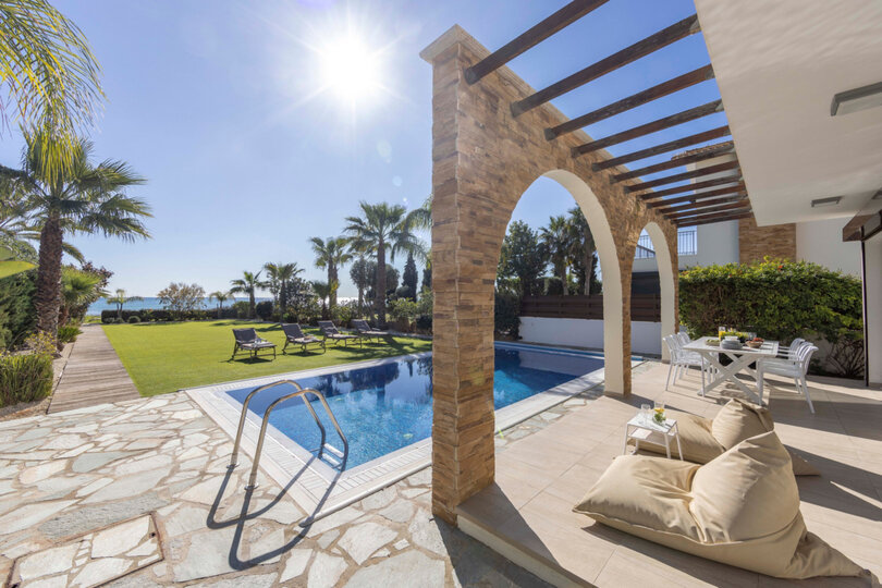 5 Star Villa Ayia Napa Ionion Seafront - Luxury Beachfront Escape