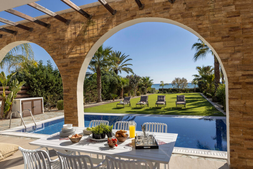 5 Star Villa Ayia Napa Ionion Seafront - Luxury Beachfront Escape