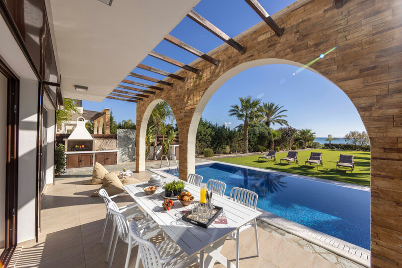 5 Star Villa Ayia Napa Ionion Seafront - Luxury Beachfront Escape