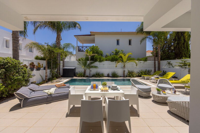 5 Star Villa Protaras Seaside Narcissos - Luxury Coastal Retreat