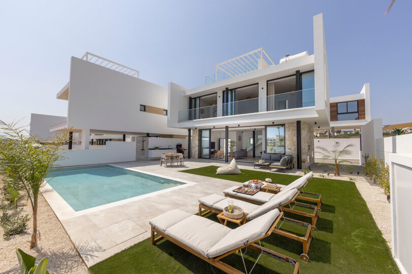 5 Star Villa Protaras Aqua Pearl - Luxury Heated Pool Retreat