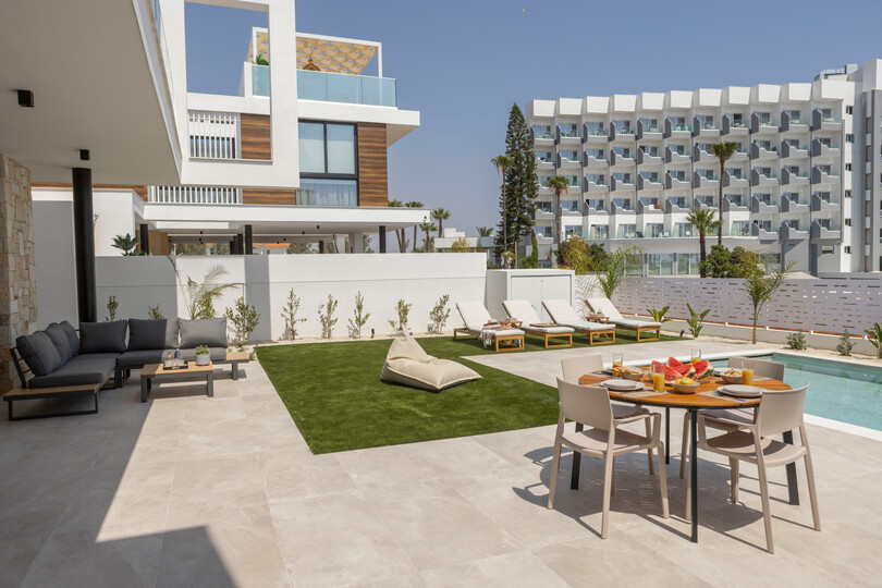 5 Star Villa Protaras Aqua Pearl - Luxury Heated Pool Retreat