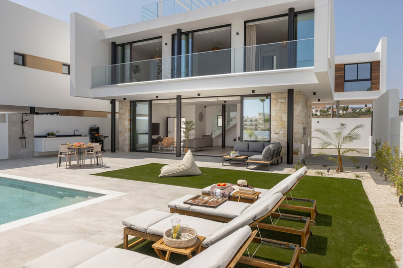 5 Star Villa Protaras Aqua Pearl - Luxury Heated Pool Retreat