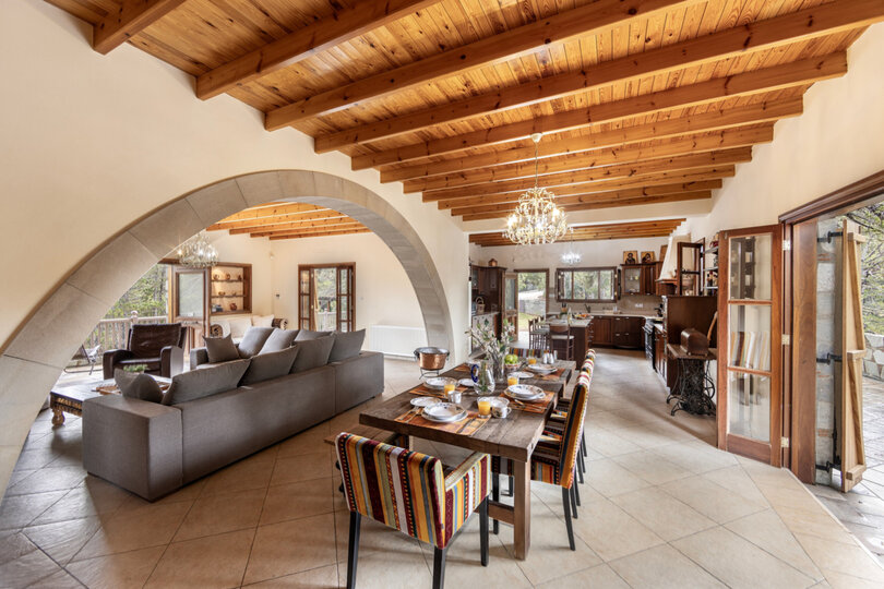 5 Star Villa Troodos Mature Pine Chalet - Forest Mountain Escape