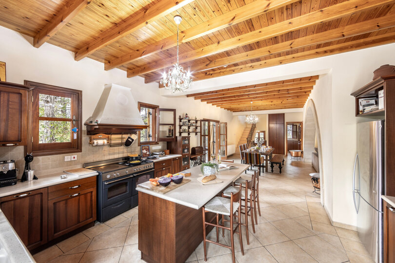 5 Star Villa Troodos Mature Pine Chalet - Forest Mountain Escape