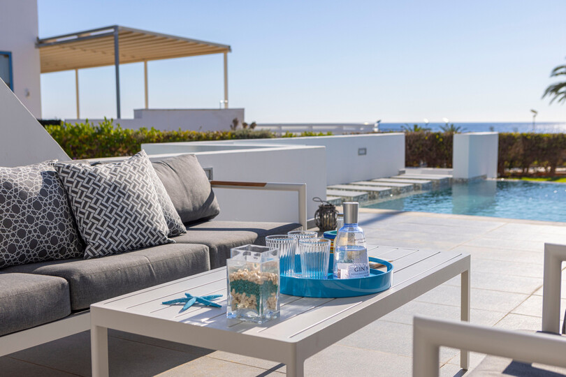 5 Star Villa Elaia Seafront - Panoramic Coastal Escape