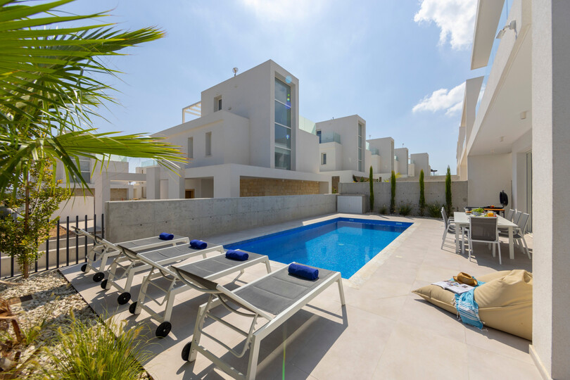5 Star Villa Protaras Bay View Villa - Panoramic Sea View Retreat.
