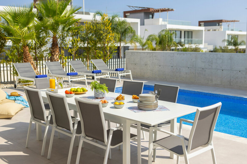 5 Star Villa Protaras Bay View Villa - Panoramic Sea View Retreat.