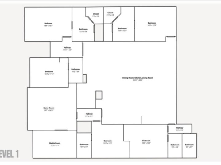 The Ultimate 15 Bedroom Mansion on Orange County, Orlando Mansion 6675