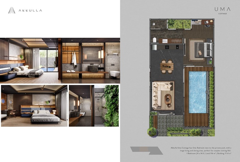 Romantic Private Pool Retreat in Seminyak 2781