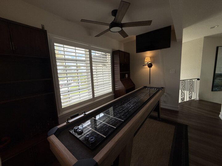 Loft with Shuffleboard Table