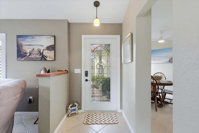 Welcoming foyer