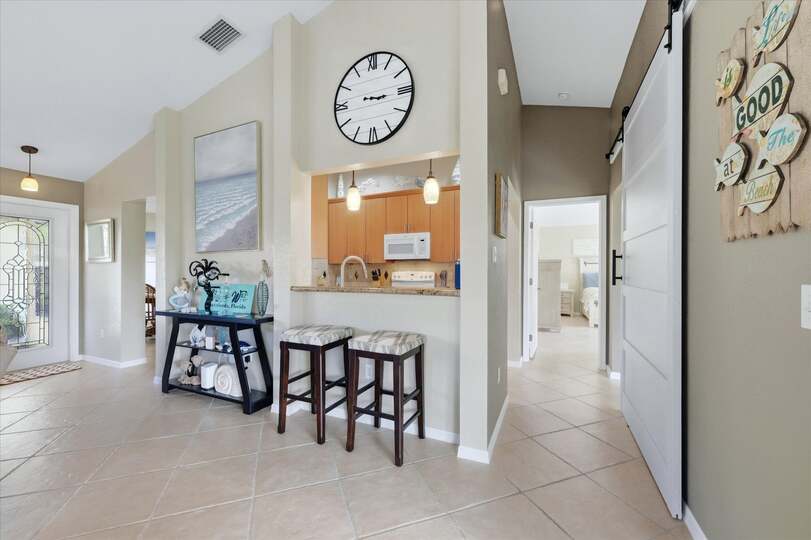 Welcoming foyer