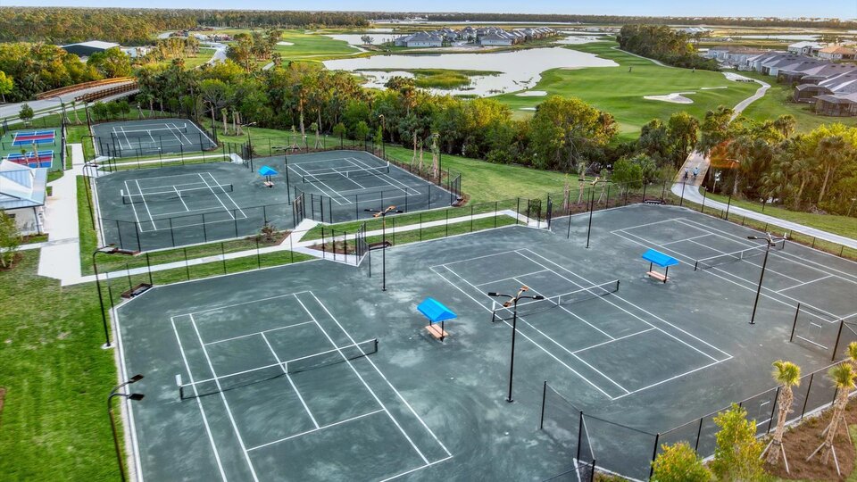 Tennis and pickleball courts
