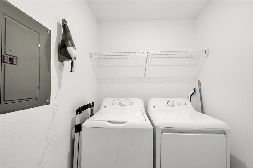 Full-size washer & dryer