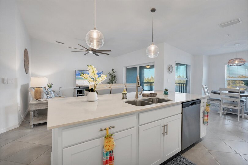 Bright, open living space