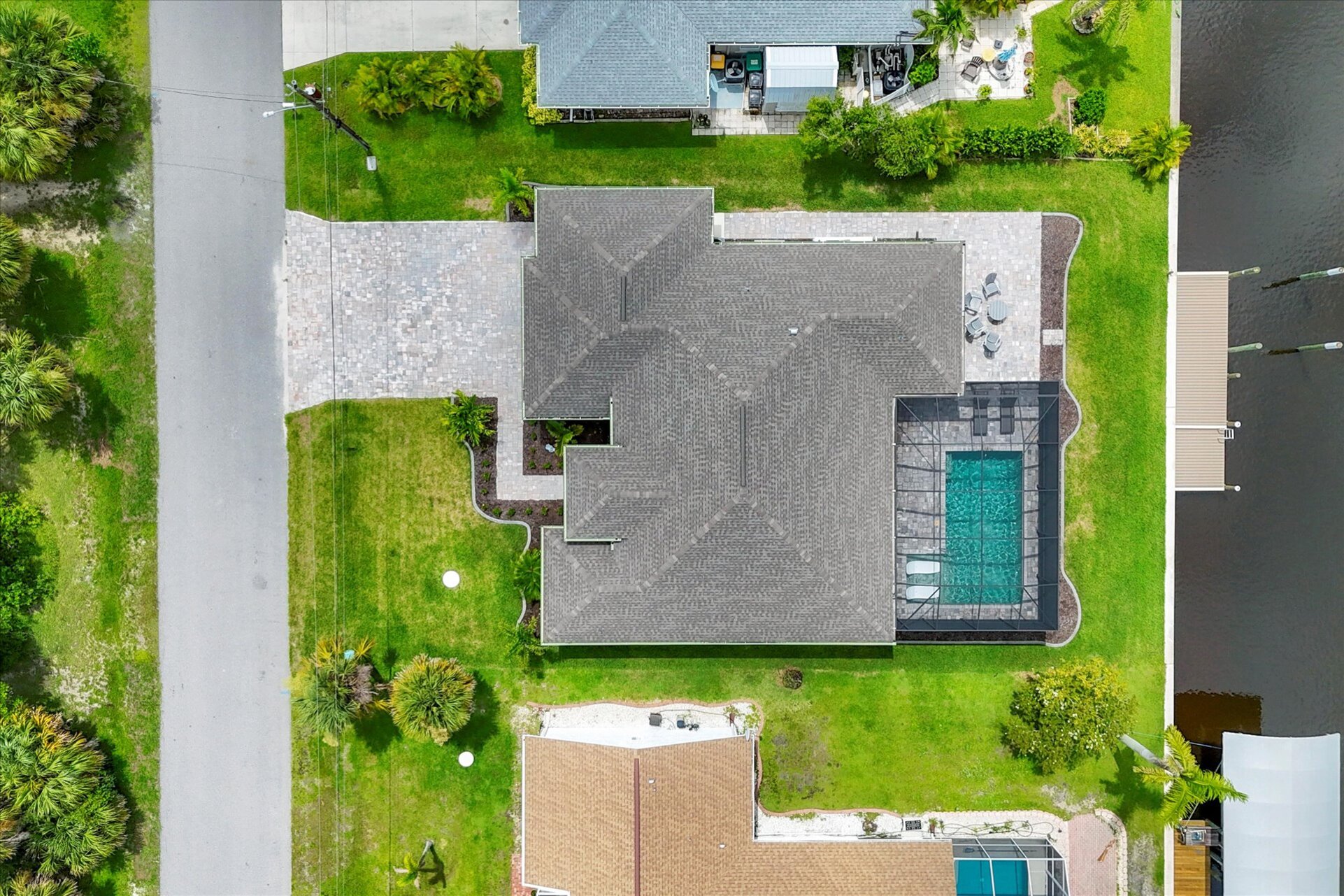 Gorgeous 3 bedroom, 2 bathroom waterfront home with private pool