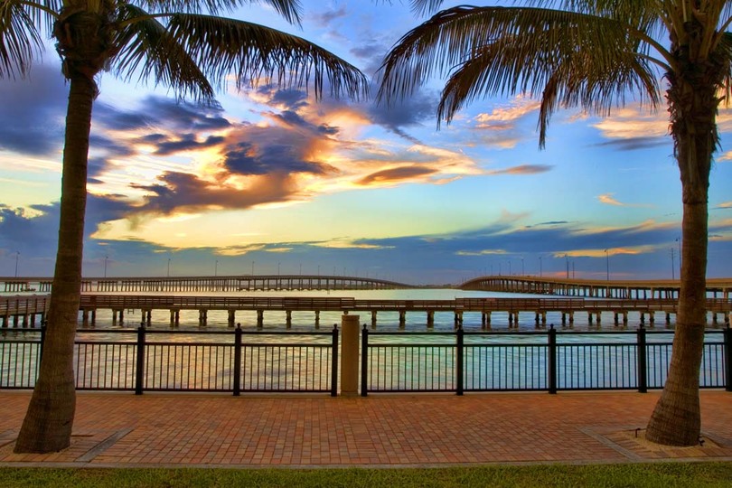 Punta Gorda downtown on Charlotte Harbor