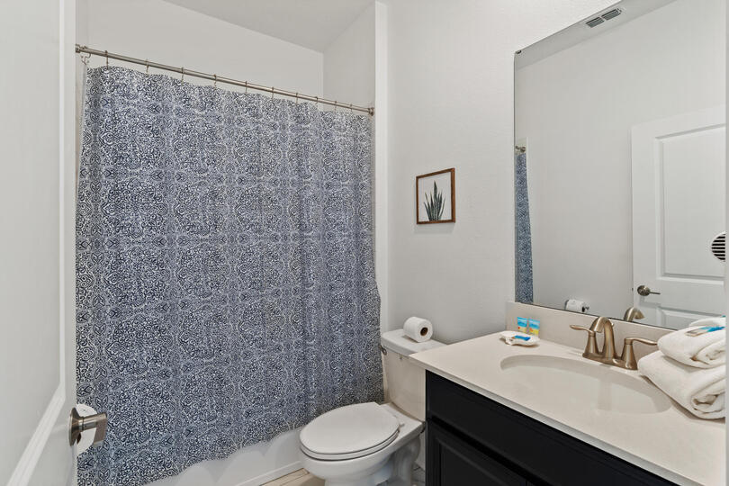 Hall Bathroom 3 Downstairs
Tub/Shower Combo