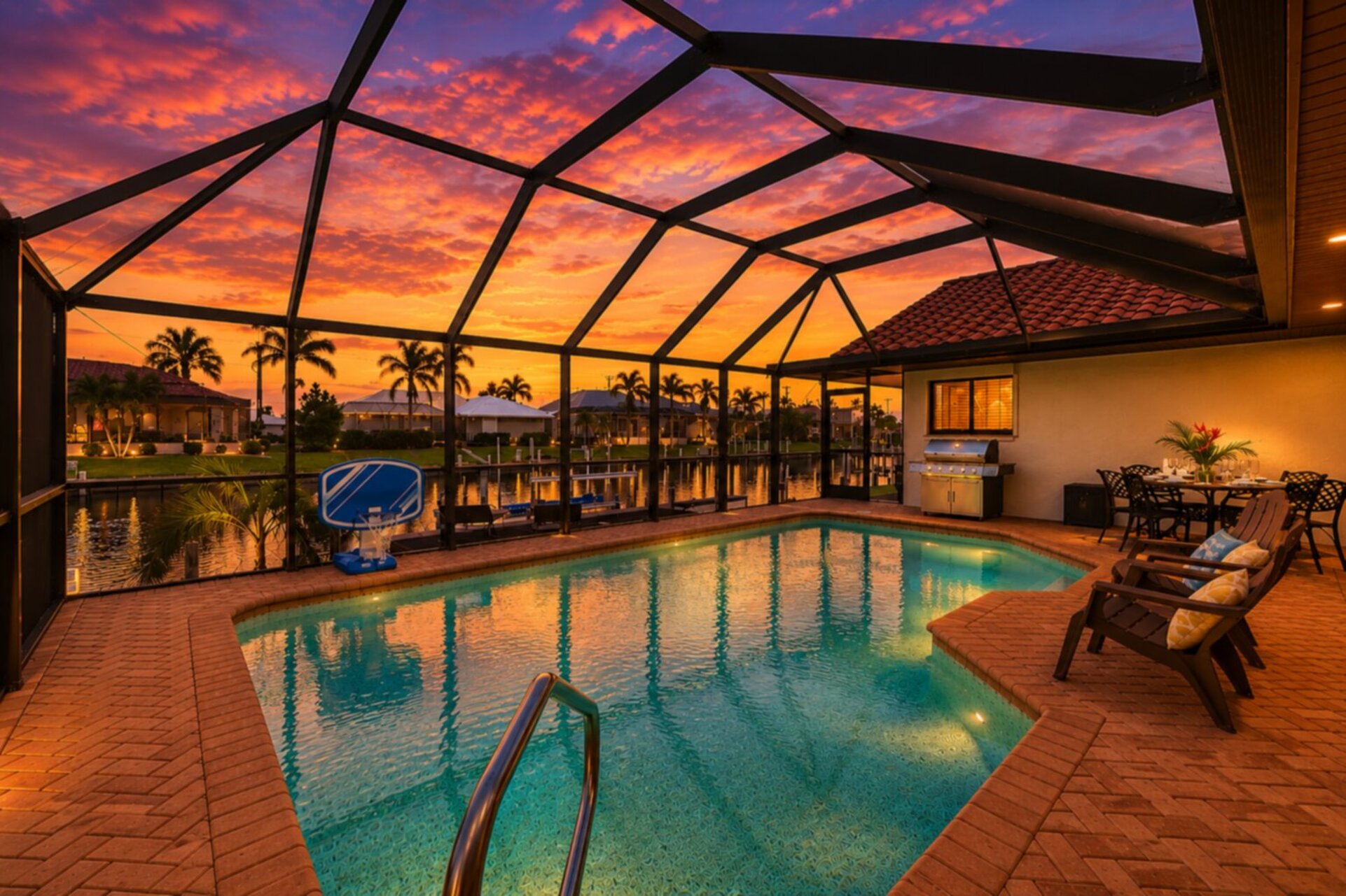 sparkling pool